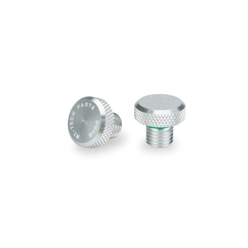 Tapon roscado Puig para agujero de retrovisor M10/125 color plata