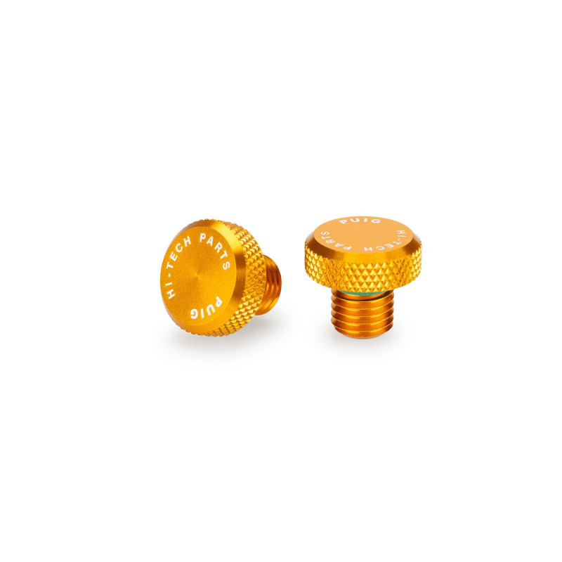 Bouchon a vis pour trou de retroviseur Puig M10/125 couleur or