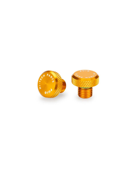 Tapon roscado para agujero de retrovisor Puig M10/125 color dorado