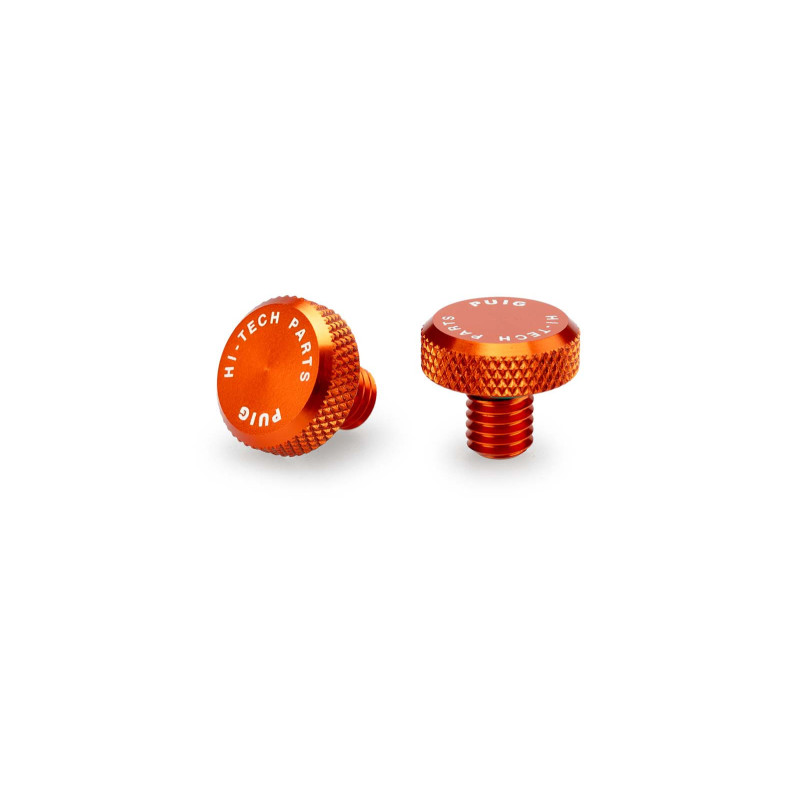 Puig Spiegelloch-Schraubkappe M8/125 orange Farbe
