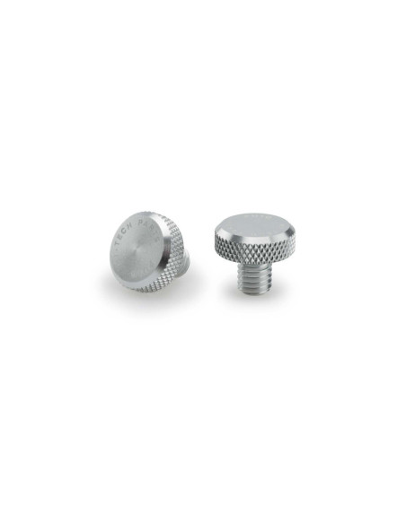 Tapon roscado para agujero de retrovisor Puig M8/125 color plata