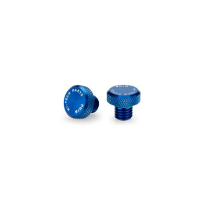 Bouchon a vis pour trou de retroviseur Puig M10/150 couleur bleu