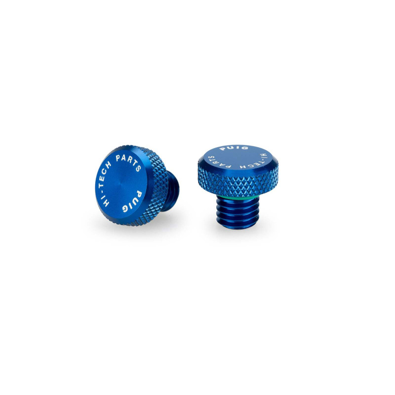 puig tappo a vite per foro specchietto m10/150 colore blu