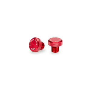 Bouchon a vis pour trou de retroviseur Puig M10/150 rouge