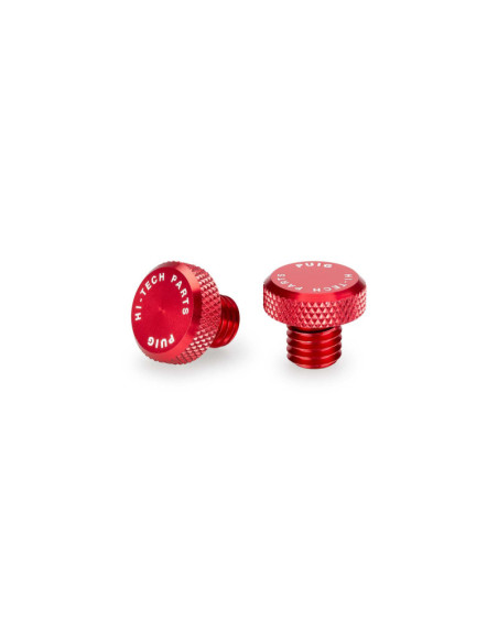 Tapon roscado para agujero de retrovisor Puig M10/150 rojo