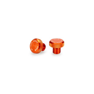Puig mirror hole screw cap M10/150 orange color