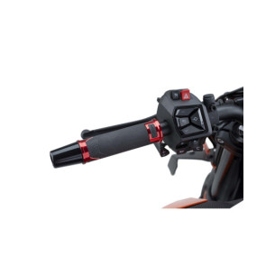 Puig Grips Model Revving Red Color - Length: 119 Mm. - Motorcycle Accessories