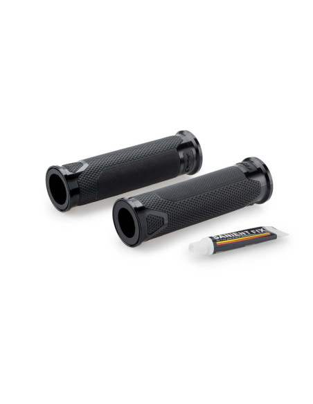 PUIG GRIPS REVVING MODEL BLACK COLOR - Length: 119 mm. | Puig