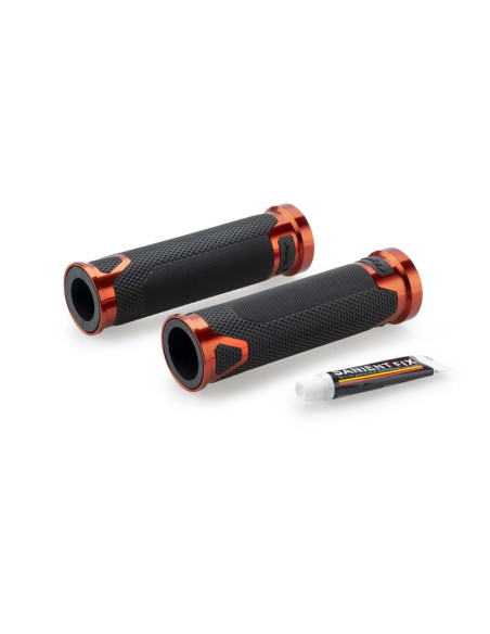 POIGNEES PUIG MODELE REVVING COULEUR ORANGE - Longueur : 119 mm. | Puig