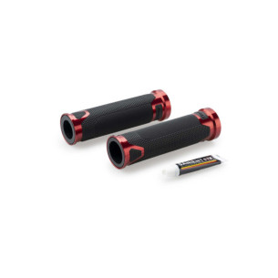 Puig Griffe Modell Revving Farbe Rot - LAnge: 123 Mm. - MotorradzubehOr