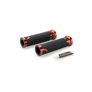 Puig Grips Model Revving Orange Color - Length: 123 Mm. - Motorcycle Accessories