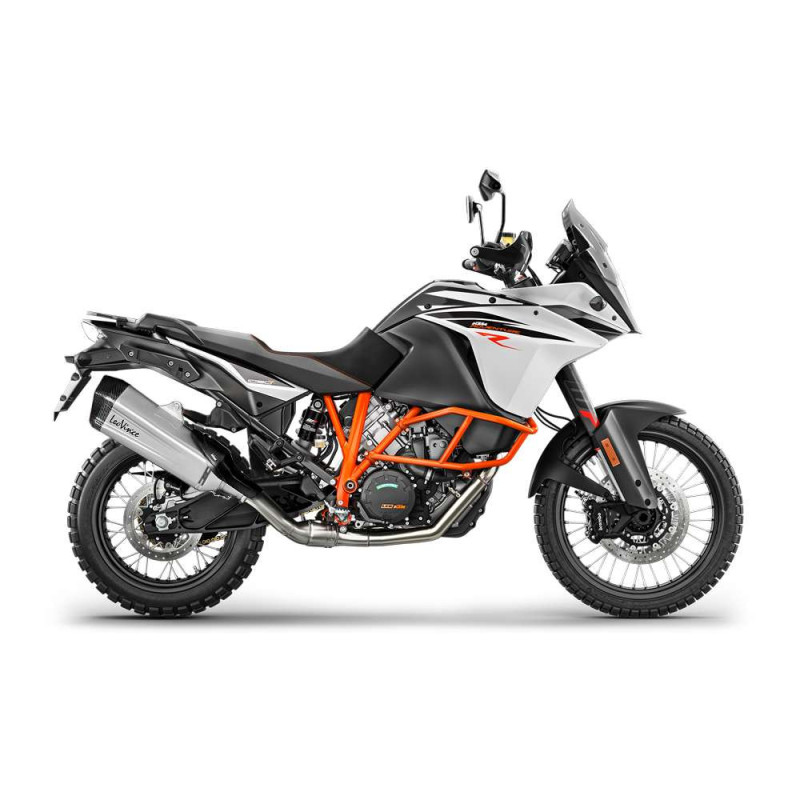Escape LeoVince LV-12 para KTM 1290 Super Adventure S 17-20 acero inoxidable