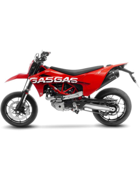LeoVince schwarzer Auspuff fur KTM 690 Enduro R 21-24 Edelstahl - Artikelnummer 14073K