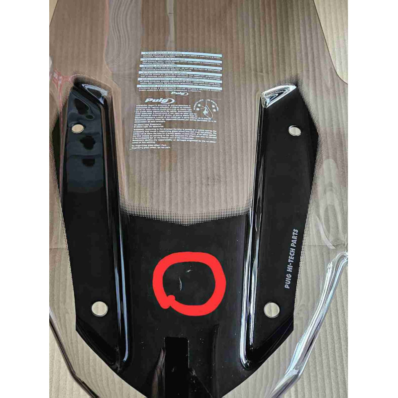 Pare-brise Puig V-Tech Line Touring pour Kymco Xciting 400i 22-23 teinte fumee claire - Occasion