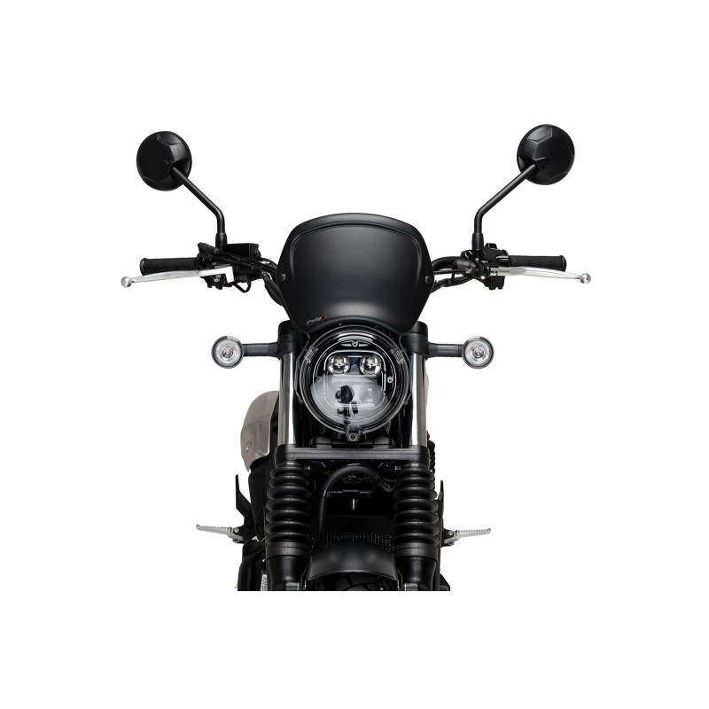 PUIG CARENATURA FRONTALE HONDA CL500 23-26 NERO OPACO | Puig