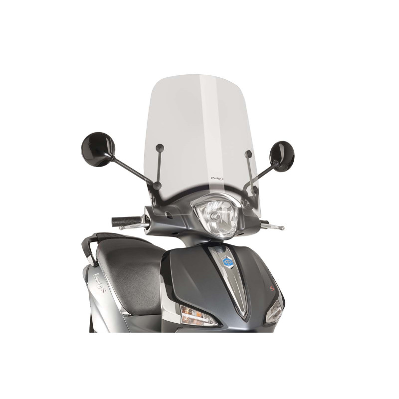 Parabrisas Puig scooter TS Piaggio Liberty 50 4T Iget 3V 18-22 transparente