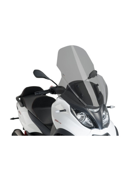 Pare-brise Puig V-Tech Line Touring pour Piaggio MP3 500 Sport 19-20 teinte fumee claire