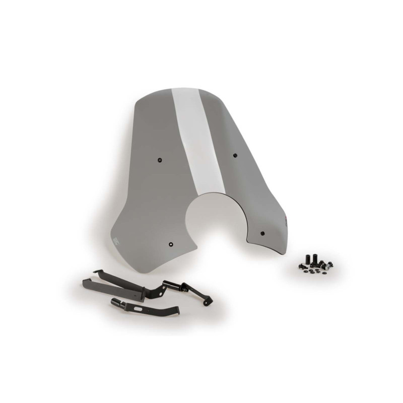 Pare-brise Puig pour scooter Vespa GTS Touring GTS 300 Super Sport 19-20 pouces teinte fumee claire