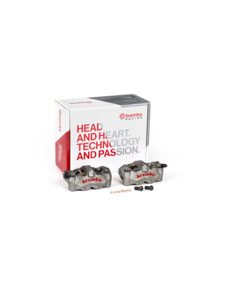 Kit d'etriers de frein radiaux monoblocs Brembo GP4 RS pour Suzuki GSX-R1000 R 17-21 Titane