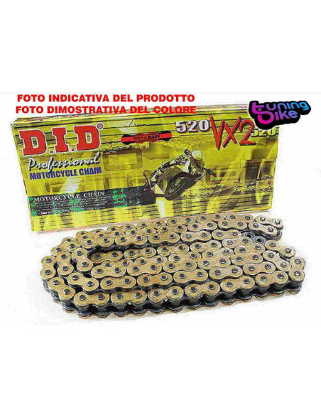 Cadena 530vx para Suzuki GSX-R 1000 15-16 g/b, 114 eslabones.