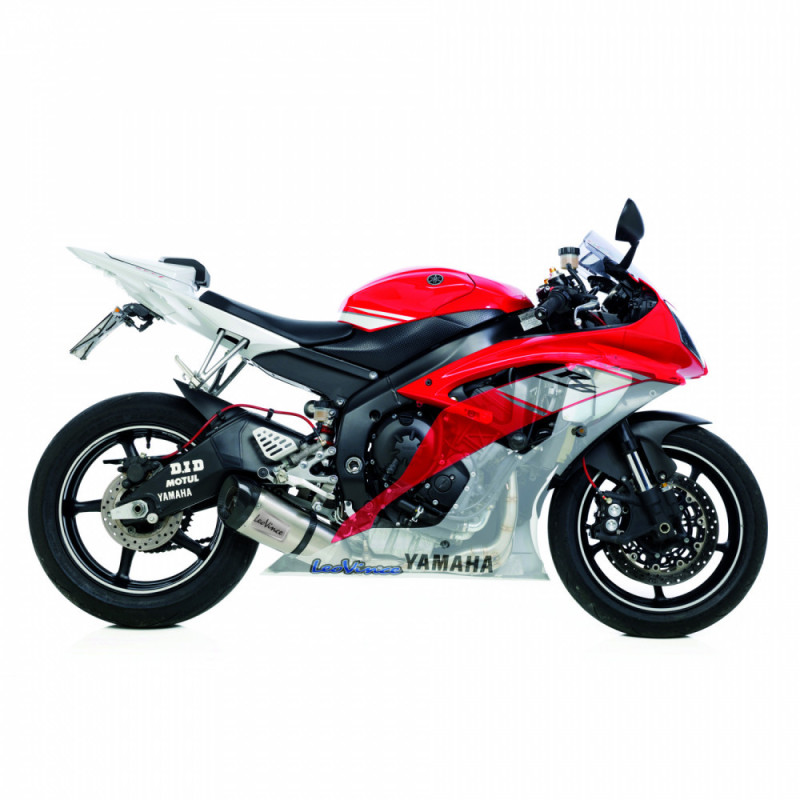 Escape completo Leovince Factory S para Yamaha YZF-R6 2007 en acero inoxidable