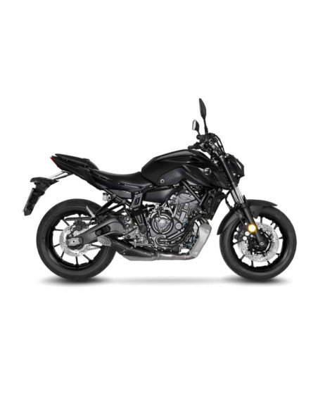 Punta de escape LeoVince para Yamaha MT-07 23-24 de acero inoxidable
