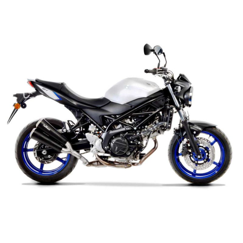 leovince terminale scarico gp duals per suzuki sv 650 22-24 inox-cod.15105