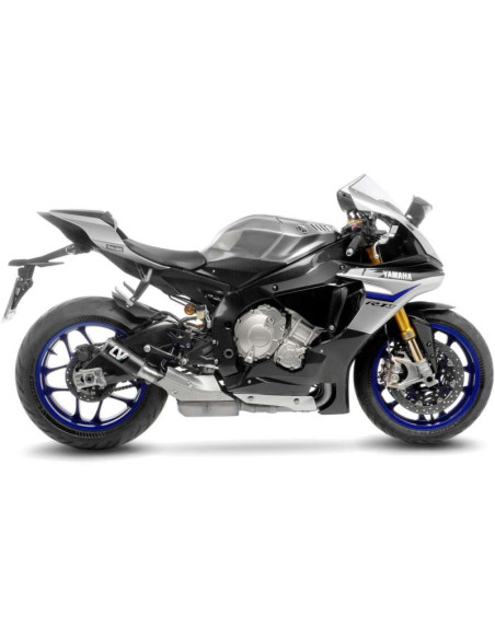leovince terminale scarico lv corsa carbon fiber per yamaha yzf-r1m 17-19 carbon