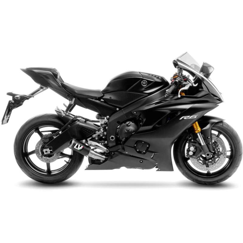 Escape de fibra de carbono LeoVince LV Corsa para Yamaha YZF-R6 2007