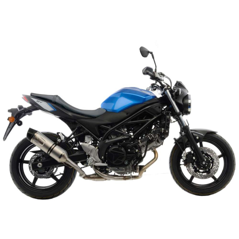 Escape LeoVince LV One EVO para Suzuki SV 650 2022-24 en acero inoxidable - Codigo 14152EU