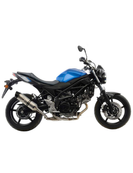 Escape LeoVince LV One EVO para Suzuki SV 650 2022-24 en acero inoxidable - Codigo 14152EU