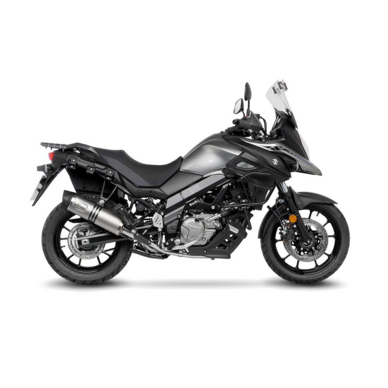echappement LeoVince LV One EVO pour Suzuki V-Strom 650 XT 21-23 en acier inoxydable