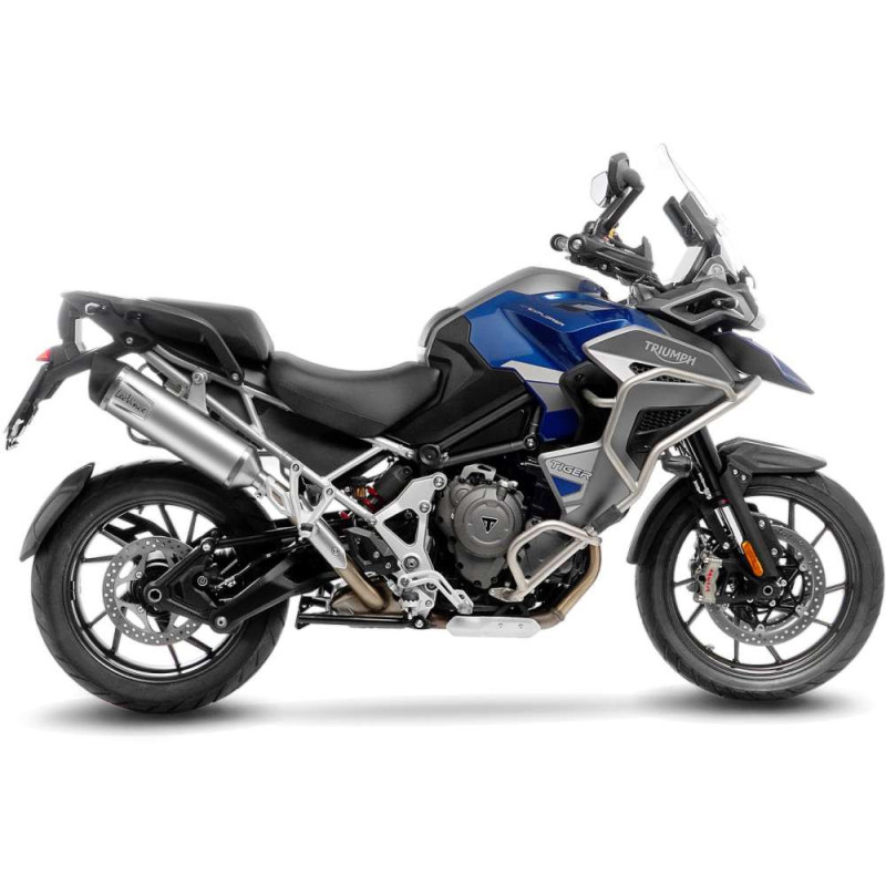 leovince terminale scarico lv one evo per triumph tiger 1200 gt 2024 inox-cod.14421e