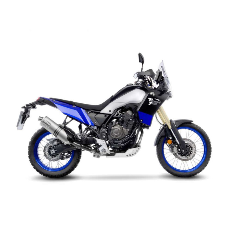 Escape LeoVince LV One EVO para Yamaha Tenere Rally Edition 23-24 en acero inoxidable - codigo 14330EU