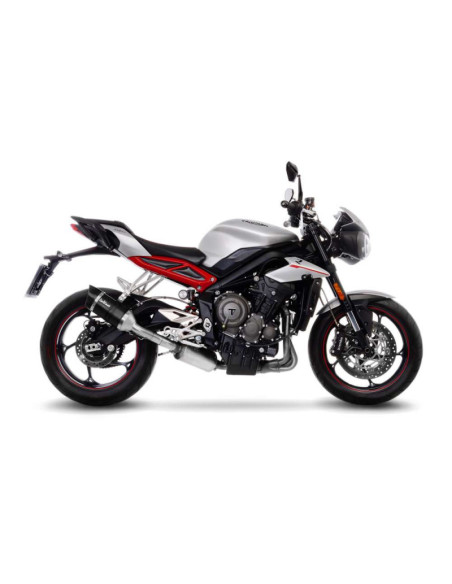 Escape de fibra de carbono LeoVince LV Pro para Triumph Street Triple 765 RS 2020-22