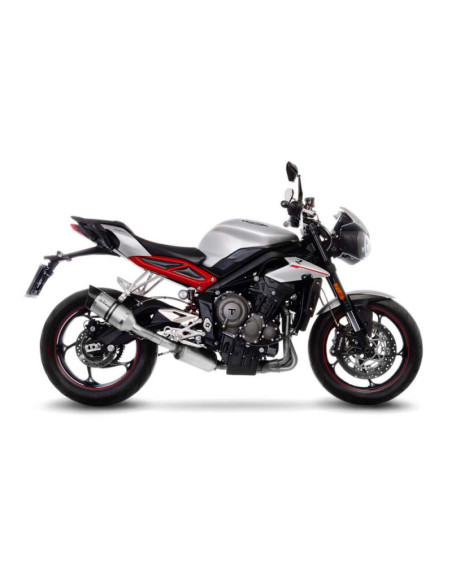 Escape LeoVince LV Pro para Triumph Street Triple 765 RS 2020-22 de acero inoxidable