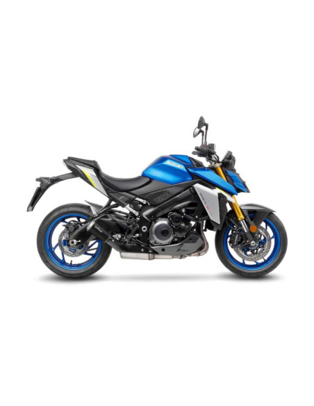 Escape LeoVince LV-10 Black Edition para Suzuki GSX-S 1000 2022-24 de acero inoxidable