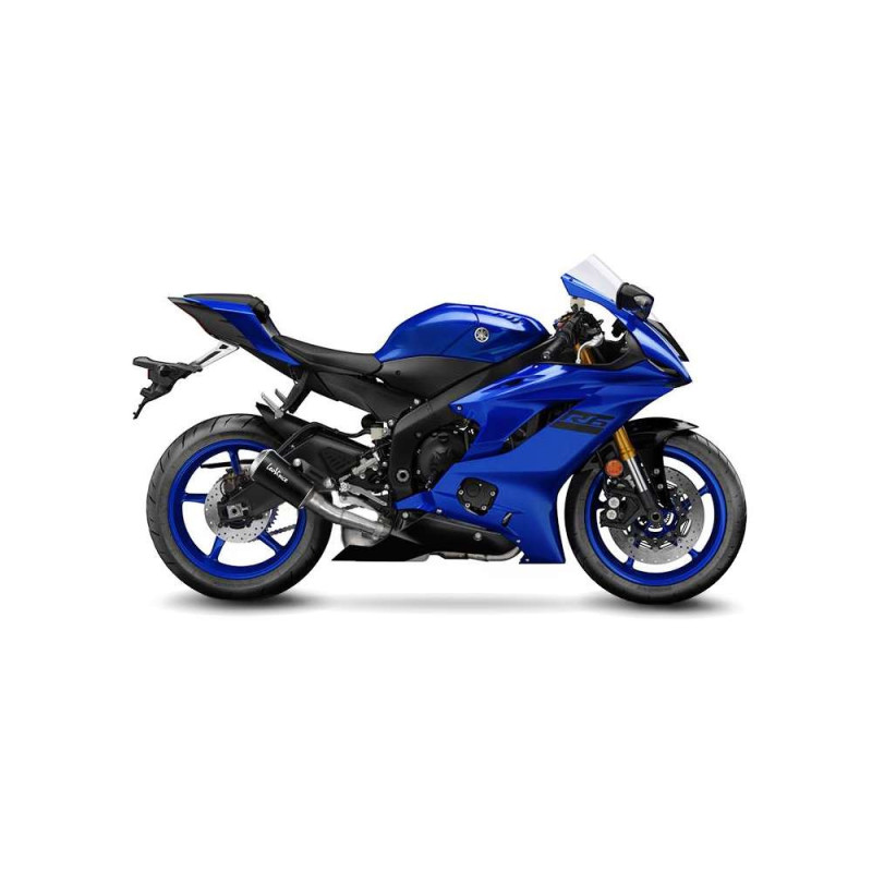 leovince terminale scarico lv-10 black edition per yamaha yzf-r6 2007 inox-cod.15215b