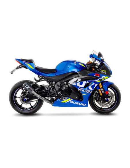 Escape de fibra de carbono LeoVince LV-10 para Suzuki GSX-R 1000 R 17-21 (codigo de carbono 15231C)