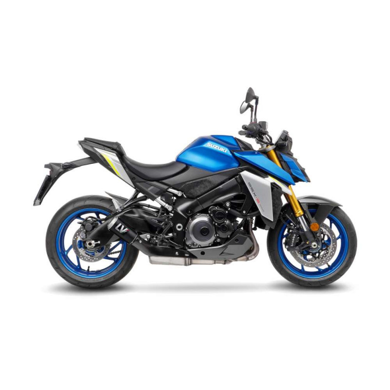 echappement en fibre de carbone LeoVince LV-10 pour Suzuki GSX-S 1000 22-24
