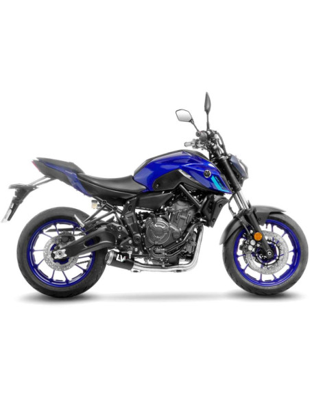 Escape de fibra de carbono LeoVince LV-10 para Yamaha MT-07 23-24 Carbono