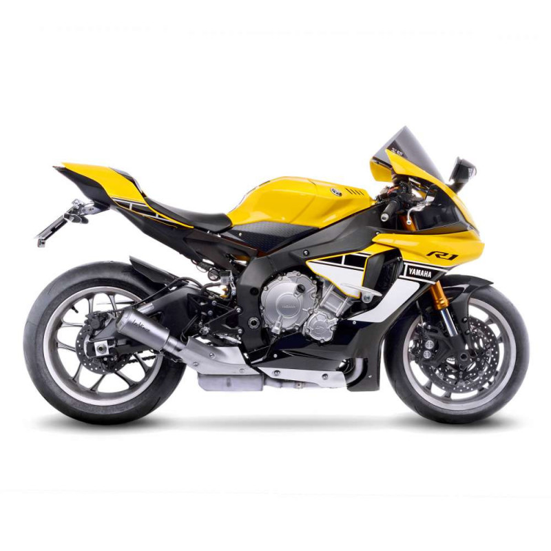 Escape LeoVince LV-10 para Yamaha YZF-R1M 20-23 en acero inoxidable