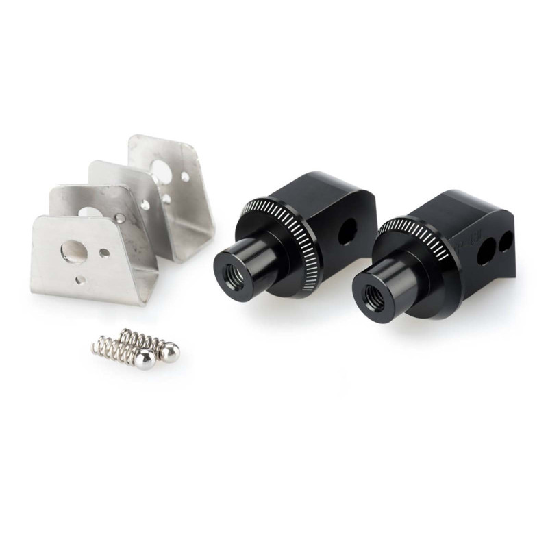 Adaptadores para asiento de pasajero fijo Puig para Triumph Tiger Explorer XRT 18-20 negro