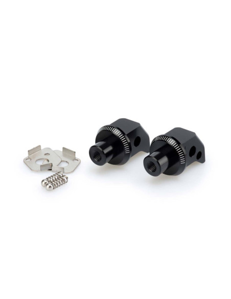 Adaptateurs de selle passager fixe Puig pour Triumph Tiger XCA 15-16 noirs