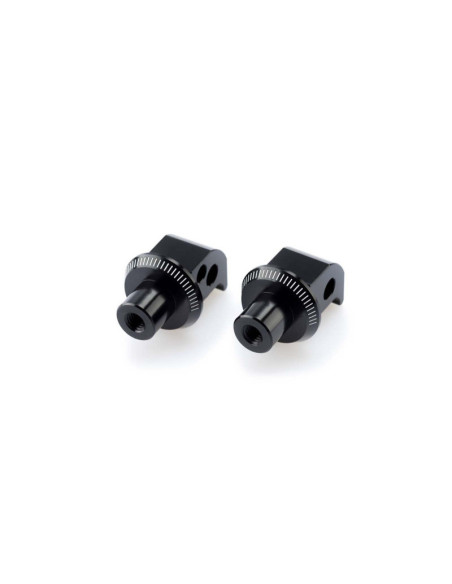Adaptadores para estriberas fijas de pasajero Puig para Yamaha MT-07 23-24 negro