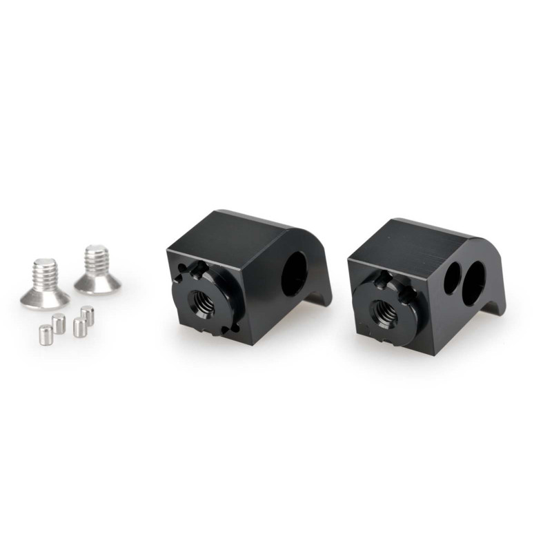 Puig verstellbare Soziusfussrastenadapter fur Yamaha Tracer 7 23-24, schwarz
