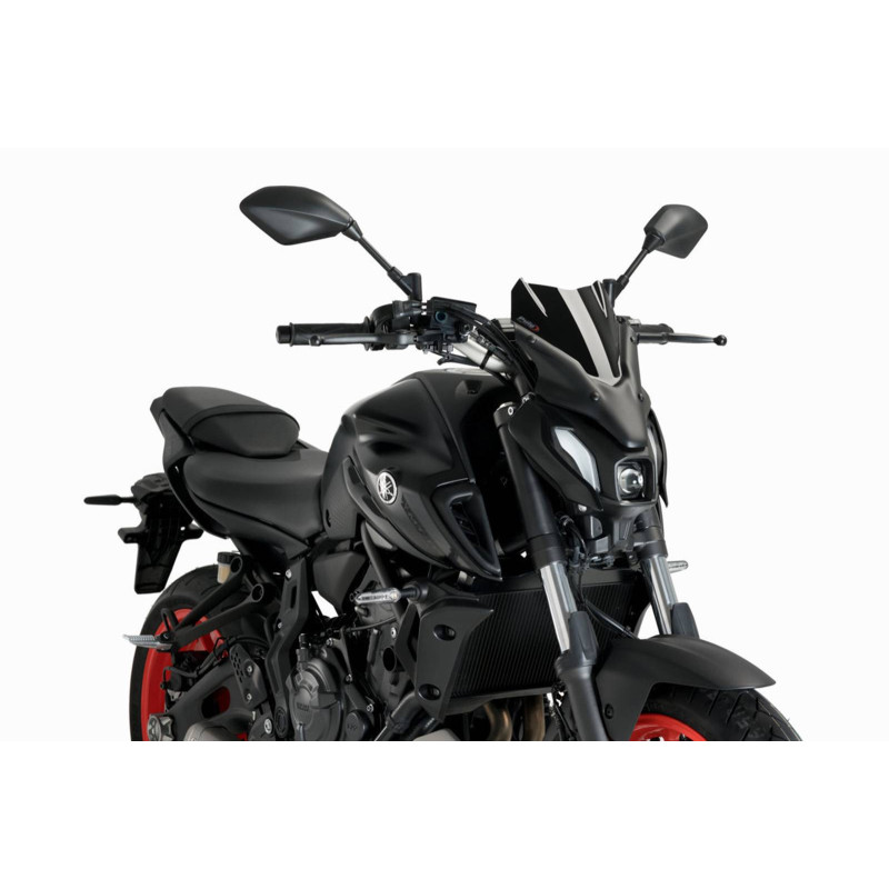 Puig Naked NG Sportscheibe fur Yamaha MT-07 23-24 Schwarz