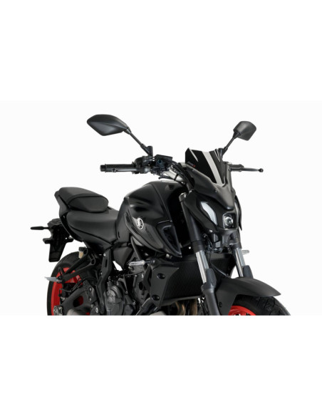 Puig Naked NG Sportscheibe fur Yamaha MT-07 23-24 Schwarz