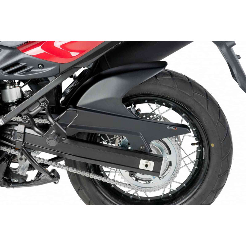 Guardabarros trasero Puig para Suzuki DL650 V-Strom 21-25 Negro Mate
