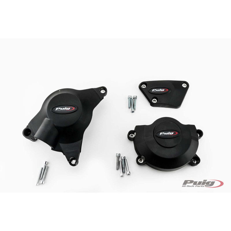 Proteccion de motor de pista Puig para Yamaha YZF-R6 2007 negra